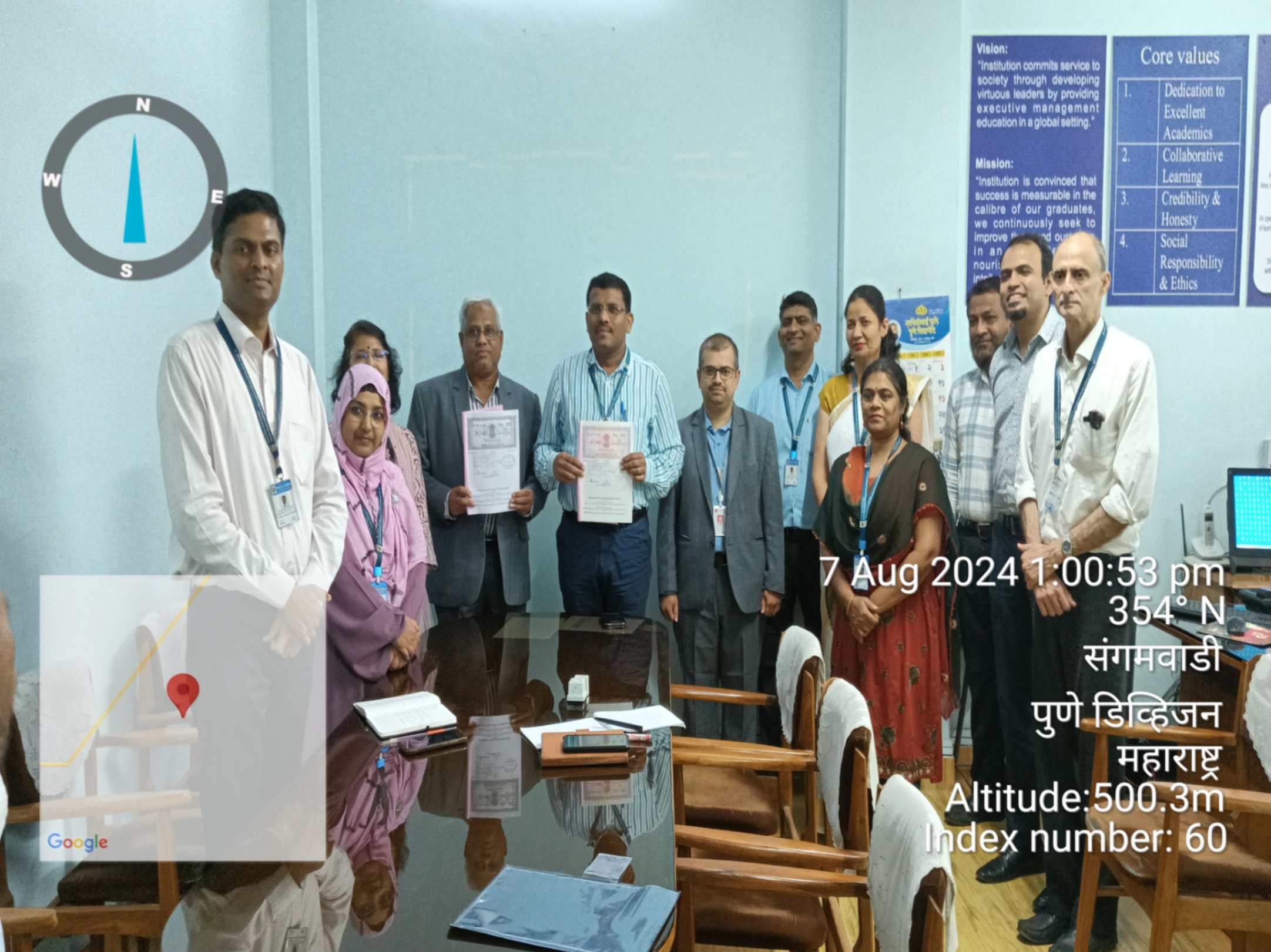 MoU with Wadia Institute, Pune