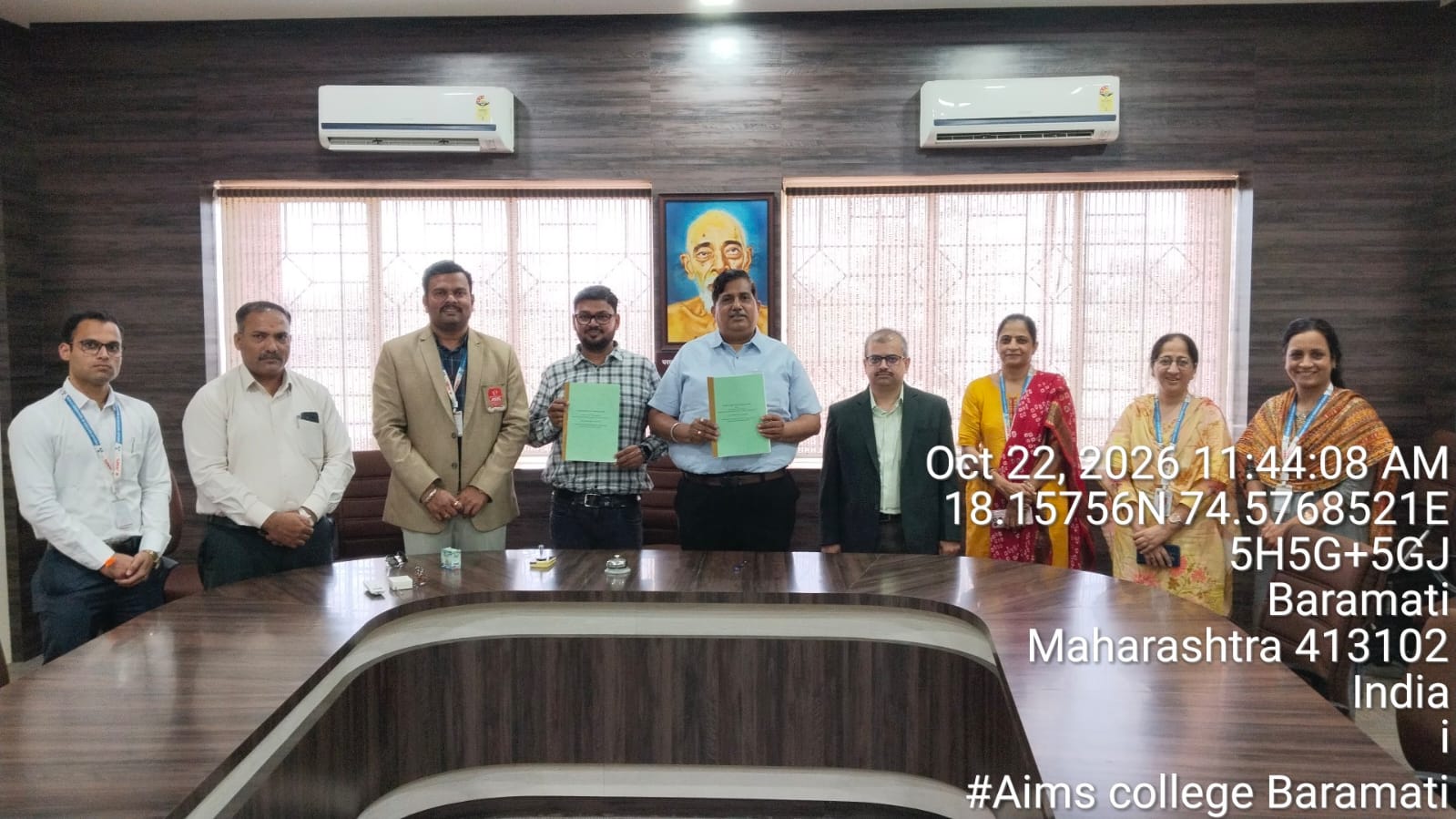 Memorandum of Understanding (MoU) with Sahyadri Dry Fruits, Baramati